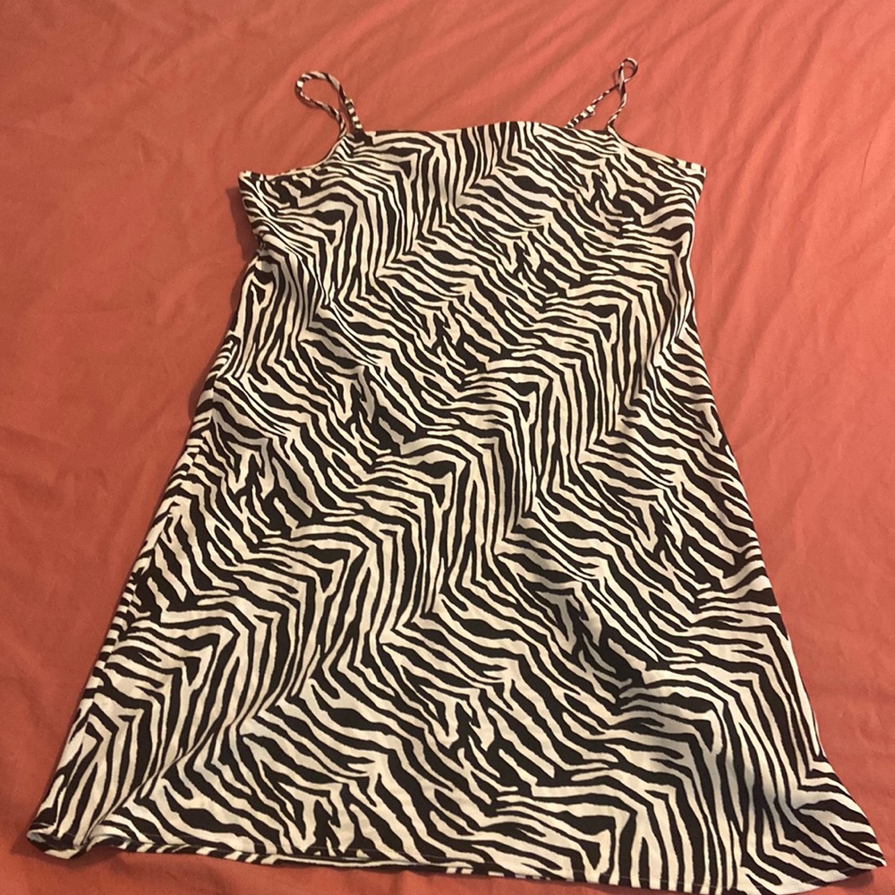 Zebra print Banana Republic dress